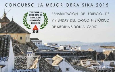 1º premio edificación reparación y refuerzo en el «Concurso la mejor obra Sika 2015
